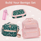 Bentgo Kids Prints Leak-Proof, 5-Compartment Bento-Style Kids Lunch Box - Ideal Portion Sizes for Ages 3-7, Durable, Drop-Proof, Dishwasher Safe, & PFAS & BPA-Free Materials (Green Rainbow)