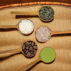 2 Pieces Wooden Coffee Spoon, Handmade Teak Wood Scoop for Ground Coffee, Beans and Tea 1 Tablespoon for Jars and Containers