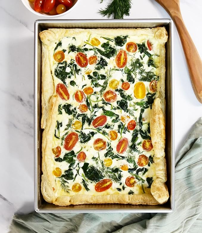 USA Pan Bakeware Rectangular Cake Pan, 9 x 13 inch, Nonstick & Quick Release Coating, Aluminized Steel