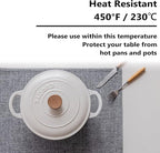 Home Brilliant Linen Placemats Set of 8 Heat Resistant Washable Placemats for Parties Buffet Dinner, 13 x 19 inches, Ash Grey