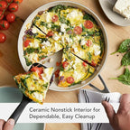 KitchenAid Hard Anodized Ceramic Nonstick Frying Pan/Skillet, 10 Inch - Matte Black