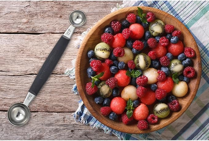 Cutlery-Pro Melon Baller Set, Cat Cora Approved, Soft-Grip Non-Slip Handle, 18/8 Stainless Steel