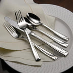 Oneida T837045A Lincoln 45-Piece Flatware Set, Service for 8 Silver