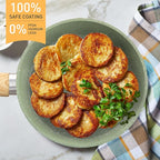 DishDelight Induction Pots and Pans Set Non Stick, 12 Piece Nonstick Induction Granite Kitchen Cookware Sets, Induction Cookware Frying Pans and Saucepan Set, Nonstick Granite Cooking Set, Green