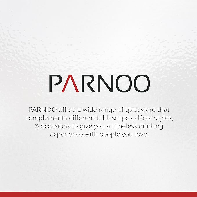 Pint Glasses Set of 6 - 16 oz Drinking Glasses Made for Cold Beverages - 16 oz Mixing Glass & Highball Set of 6 for Homes, Pubs & More - Freezer & Dishwasher-Friendly Cocktail Glasses, PARNOO