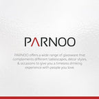 Pint Glasses Set of 6 - 16 oz Drinking Glasses Made for Cold Beverages - 16 oz Mixing Glass & Highball Set of 6 for Homes, Pubs & More - Freezer & Dishwasher-Friendly Cocktail Glasses, PARNOO