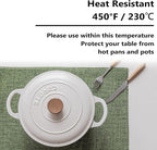 Home Brilliant Linen Cloth Placemats Set of 4 Heat Resistant Dining Table Place Mats Table Mat Kitchen for Wedding Holiday Parties Decor, Green