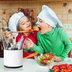 Utensil Holder,Extra Large Utensil Holder for Kitchen Counter, Silverware Organizer, Stainless Steel Storage Cooking Caddy Flatware Spoon Spatula Tool Cutlery Container(2 Set)