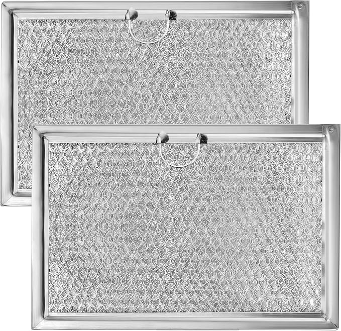 Microwave Filter Replacement 7.7" x 5.12" For GASLAND OTR1603S OTR1603B, For Thermomate OTR773W OTR773S OTR773B, Microwave Grease Filter (2-Pack), OTR1603LW