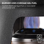 Navaris Cheese Fondue Set for 6 People - 2qt Cast Iron Fondue Sets with 6 Colour Coded Forks for Cheese, Chocolate or Meat - with Removable Splash Guard