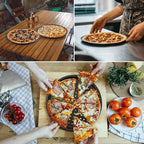 4 Pcs Pizza Pan with Holes, 12 Inch Nonstick Pizza Baking Pan Carbon Steel, Round Pizza Baking Sheet for Oven, Kitchen
