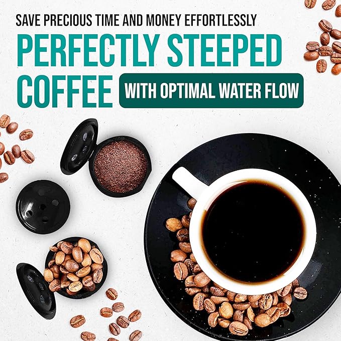 Reusable K Cups for Keurig Supreme, K Supreme Plus, K Slim, K-Brew Chill, K Duo Hot and Iced Gen 2 by PureHQ - Refillable Kcup for Keurig Coffee Maker - MultiStream Coffee Pods Filter - 4 Pack