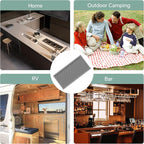 2PCS11.8 * 5.9in Gray Bar Mat, Prevent Cups and Glasses from Sliding and Protect The Surface of The Table from Being Easily Damaged, Suitable for Bars, Home Bars and Coffee Bars