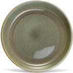 Sango Resona Moss Green Stoneware Bowls (Set of 4) – Durable Stoneware with Reactive Glaze Finish, Microwave & Dishwasher Safe, Perfect for Everyday Dining & Entertainment