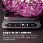 Greater Goods High Capacity Kitchen Scale, 10kg/22lb Capacity Food Scale for Bulk Cooking & Baking, Touch Controls, Hi-Def LCD, Stainless Steel Platform, Precise to 1g