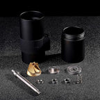 Normcore Manual Coffee Grinder V2-38mm Titanium Contemporary Conical Burr - Hand Grinder - Adjustable Settings - For Espresso, Aeropress, Pour over, French Press