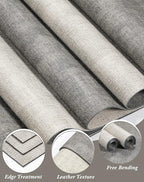 SUEH DESIGN Leather Placemats Set of 6 Reversible Table Mats Heat Resistant Waterproof No-Slip Place Mats for Dining Table Kitchen Parties