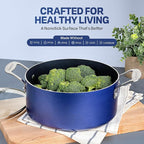 GRANITESTONE 20 Pc Kitchen Pots and Pans Set Non Stick Cookware Set, Kitchen Cookware Sets with Deep Frying Pan Set and Bakeware Set, Made Without PFOA and PFOS, Oven and Dishwasher Safe