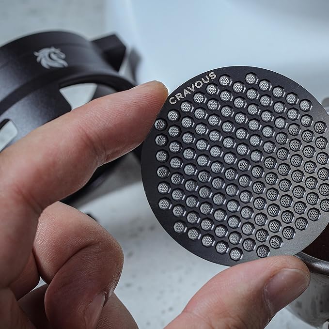 54mm Dosing Funnel Breville Compatible Espresso Puck Screen Set Grinder Trigger Portafilter Funnel and Filter Premium Espresso Accessories