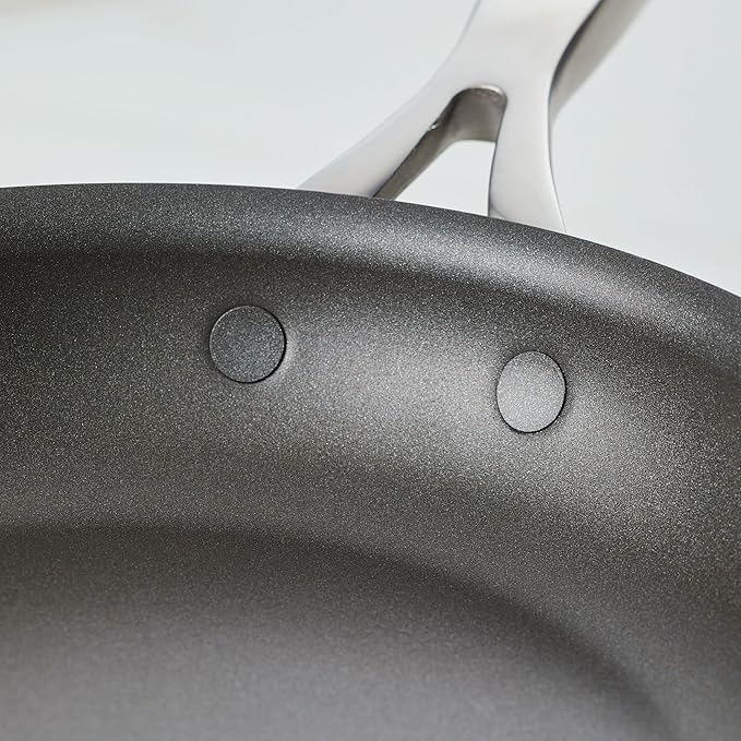 Anolon Ascend Hard Anodized Nonstick Cookware/Pots and Pans Set - Good for All Stovetops (Gas, Glass Top, Electric & Induction), Dishwasher & Oven Safe with Stainless Steel Handles, 10 Piece - Bronze