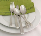 Oneida T837045A Lincoln 45-Piece Flatware Set, Service for 8 Silver