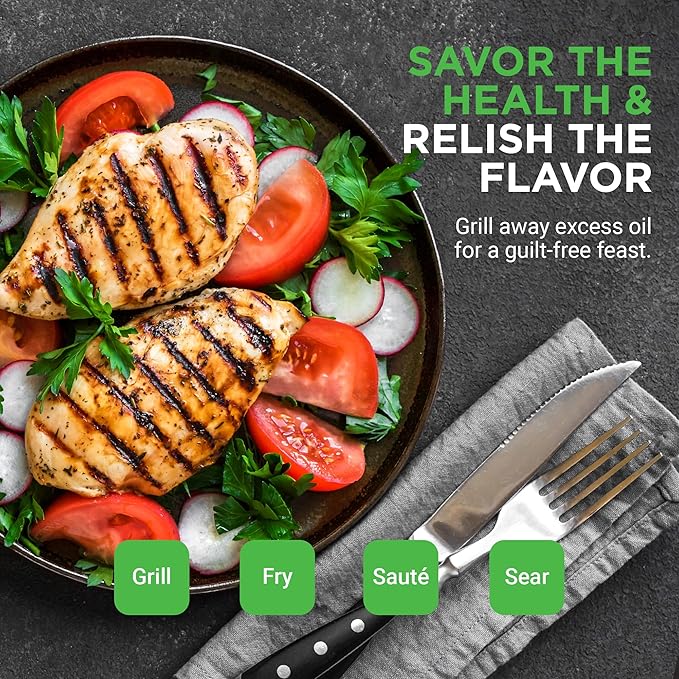 NutriChef Cast Iron Reversible Grill Plate, 18” Flat Skillet Griddle Pan for Stove Top, Gas Range Grilling Pan with Silicone Oven Mitt, Compatible with Electric, Ceramic & Induction Cooktops, 18”x10”