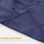 Canvas Aprons for Men Chef Apron, Work Apron with Large Pockets - 16oz Heavy Duty Cross Back, BBQ, Cooking