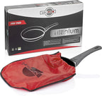 SAFLON Titanium Nonstick 8-Inch and 9.5-Inch Fry Pan Set 4mm Forged Aluminum with PFOA Free Scratch-Resistant Coating from England, Dishwasher Safe