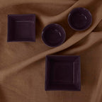 Solino Home Linen Brown Table Runner 36 Inches - Classic Hemstitch, 100% Pure Linen Coffee Table Runner 14 x 36 Inch Ideal for Dresser Tables, Fall, Autumn