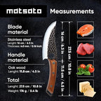 Chef Knife - Perfect Kitchen Knive for Cooking, Chopping. Japanese Steel Knife for Home, BBQ. For Balance & Control, 6.3 Inch