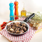 Moss & Stone Aluminum Pots And Pans Set Nonstick, Removable Handle Cookware, Stackable Pots And Pans Set, Dishwasher safe, Induction Pots And Pans, Camping Cookware Set (5 Pcs Burgandy)