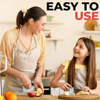 Bench Scraper for Baking, Food Scraper Stainless Steel Blade Dough Cutter with Engraved Measuring Guide & Equivalent Chart, Scraper Tool kitchen Use for Scrapping, Cutting, Chopping, 2 Pack -by RamPro