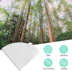 Niveaya 200 Count Coffee Filters - Size 02, Natural Paper Coffee Filter, No Blowout, Disposable for Pour Over and Drip Coffee Maker (2-4 Cup)