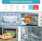 Vtopmart 2Pack 2260ml/ 76.4oz Large Glass Storage Containers with Lids, Meal Prep Food Container Set with Snap Airtight Lid for Baking, Microwave, Oven, Leak Proof, for Freezer, Dishwasher, Grey