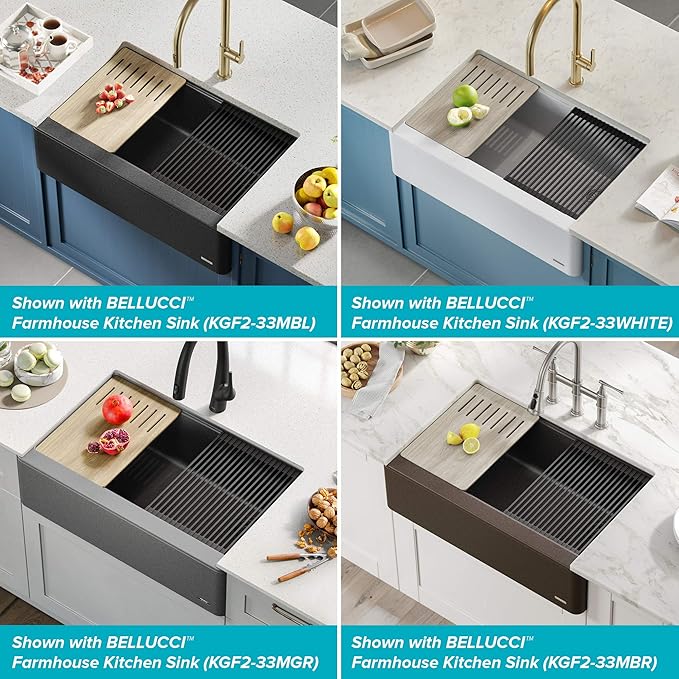 KRAUS Multipurpose Workstation Sink Roll-Up Dish Drying Rack, Colander and Trivet in Aqua, KRM-11AQ