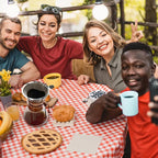 AGOGO Pour Over Coffee Maker Glass - 6/8/10 Cup Barista Kit with 304 Stainless Filter for Home, Office, Camping, Cafes - Easy Clean Coffee Dripper Set (Rag&Brush Included) (10 Cup/34oz)