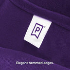 Gee Di Moda Rectangle Tablecloth - 70 x 120 Inch Purple - Heavy Duty Washable Polyester - For 6 or 8 Foot Rectangular Table