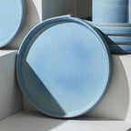 Stone Lain Bao 4-Piece Dinner Plate Set Stoneware, Blue