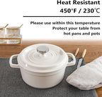 Home Brilliant Cloth Placemats Set of 6 Heat Resistant Dining Table Place Mats Kitchen Table Mats, 13x19 inches, Dark Grey