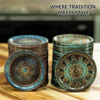 Supa Ant Canning Lids Regular Mouth (100pcs) Decorative Tin Canning Lids Regular Mouth (Royal Worcester) Buckle Proof and Rust Proof - Perfect Fit Can Lid for Mason Jars Canning Supplies