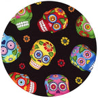 Andreas Silicone JO-135 Non-Slip 6.25" Jar Opener, Easy Lid Opener, Made with Silicone and Fabric, Dishwasher Safe, Garlic Peeler, Sugar Skulls, 6.25 inch