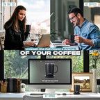 PRO 14 oz. Self-Heating Coffee Mug – 4-Hour Battery Life, Adjustable Temperature Control, LCD Display, One-Touch Adjustment, Magnetic Slider Lid – Keep Your Coffee Hot for Hours!