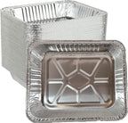 Bakeware Pans 9x13 Disposable Foil 30 Pack - Half Size Steam Table Deep Pans - Aluminum Pans Great for Cooking, Heating, Storing, Prepping Food (9 x 13 x 2 inches)