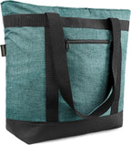 BeeGreen Cooler Bag Soft Leakproof Insulated Tote with Zipper for Beach Travel Grocery