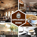 ANTETOK 100Pcs Wooden Coffee Stirrers Paper Wrapped 4.3Inch,Individually Wrapped Disposable Coffee Stir Sticks for Coffee,Tea,Cocktail and Hot Chocolate