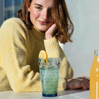 Hammered Plastic Drinking Tumbler, Dishwasher-Safe Premium Quality Water Glasses, BPA-Free Reusable Mixed Colors Assorted Stackable Cups, 22 oz Set of 6