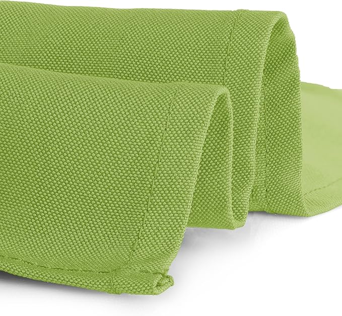 Gee Di Moda Rectangle Tablecloth - 60 x 126 Inch Apple Green Table Cloth for 8 Foot Rectangle Table - Heavy Duty Washable Fabric - for 8 Ft Buffet Table, Holiday Party, Dinner, Wedding & Baby Shower