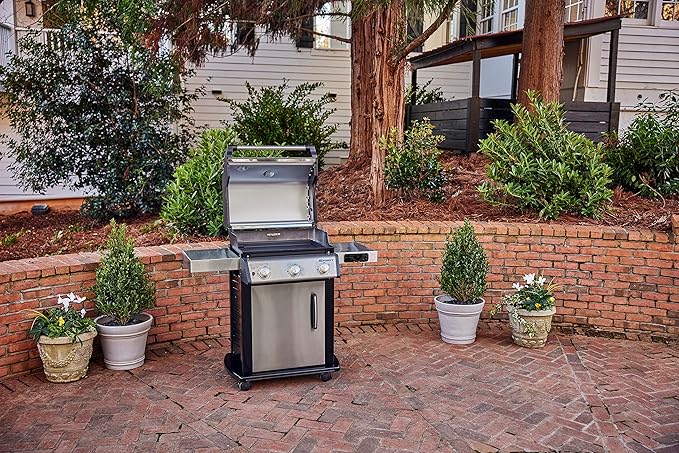 Weber Rust-Resistant Outdoor Griddle Insert for Searwood and Large Spirit Series Grills, Full-Size