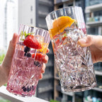 BELLAFORTE Shatterproof Tritan Tall Tumbler, Set of 4, 18oz - Myrtle Beach Drinking Glasses - Unbreakable Plastic Drinking Glasses for Gifting, Parties, New Year - BPA Free - Dishwasher Safe - Gray