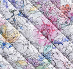 Maison d' Hermine Pot Holders 100% Cotton Heat Resistant Potholders 8" x 8" Hot Pads with Loop BBQ, Cooking, Baking, Grilling, Kitchen, Handling Hot Pans Spring/Summer (Pack of 1, Floral Love)